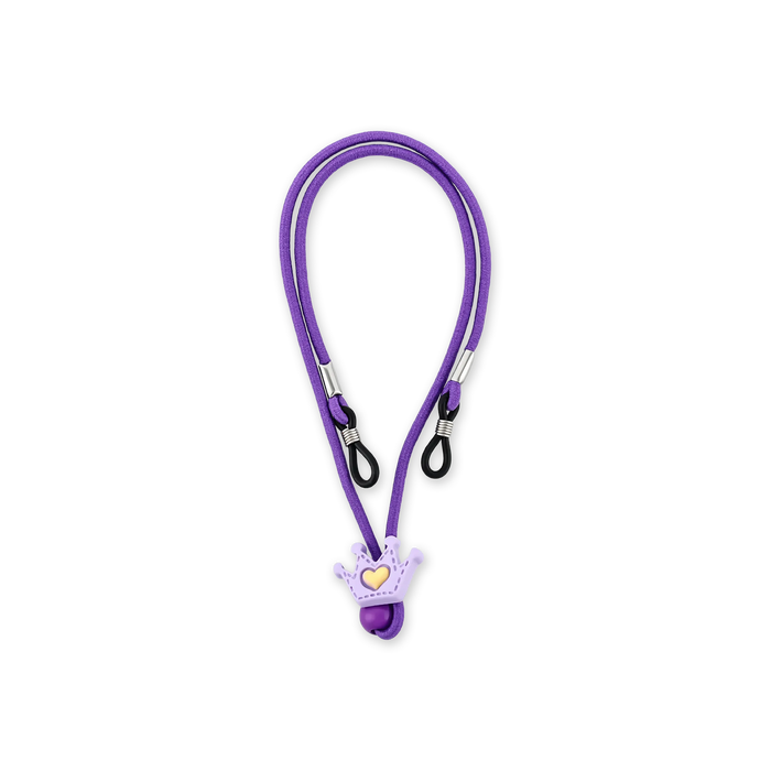 Eydology Purple tiara pattern Eyeglasses Chains 2