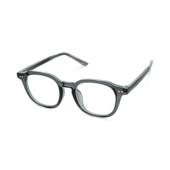 Eydology Quentin Transparent Dark Blue Glasses 3