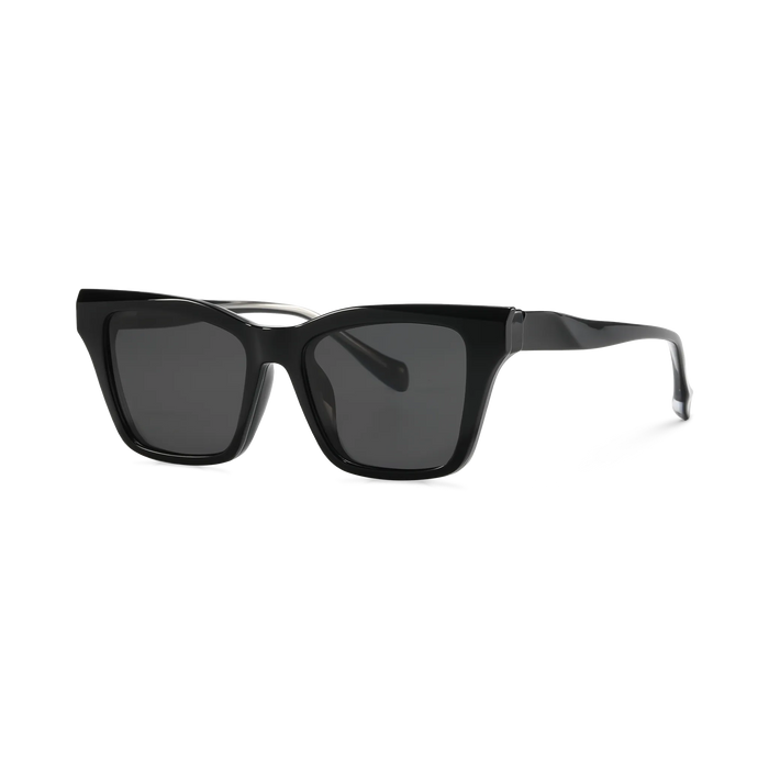 Eydology Ramsey Black / Polarized Grey Lens Clip on Sunglasses 2