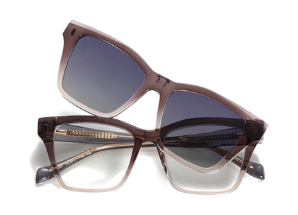 Eydology Ramsey Gradient Rose Mauve/Polarized Gradient Smoke Gray Lens 1