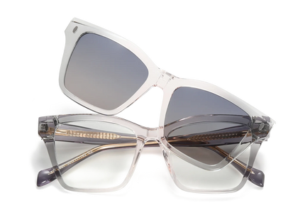 Eydology Ramsey Grey to Pink Gradient/ Polarized Gradient Rose Smoke Lens 1