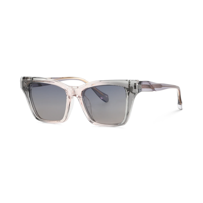Eydology Ramsey Grey to Pink Gradient/ Polarized Gradient Rose Smoke Lens 2