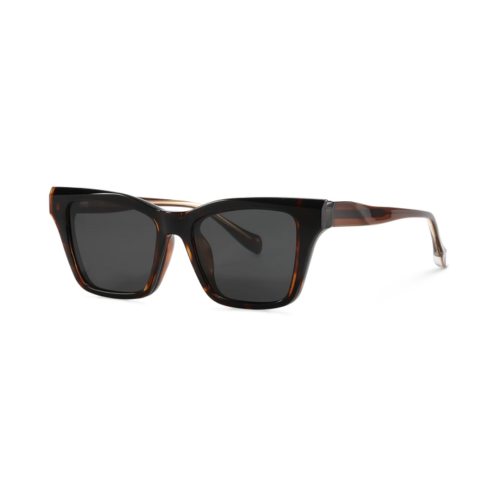 Eydology Ramsey Tortoise/Polarized Grey Lens Clip on Sunglasses 2