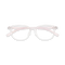Eydology Raymond Light Pink Square Kids Glasses 1