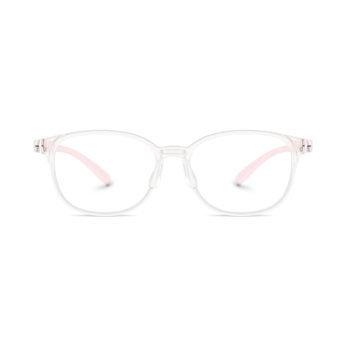 Eydology Raymond Light Pink Square Kids Glasses 2