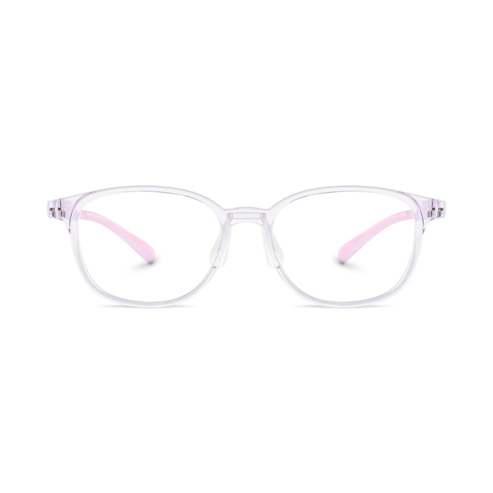 Eydology Raymond Transparent Purple Square Kids Glasses 2