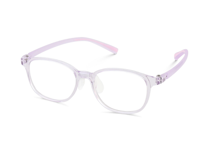 Eydology Raymond Transparent Purple Square Kids Glasses 5