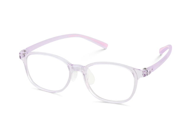 Eydology Raymond Transparent Purple Square Kids Glasses 5
