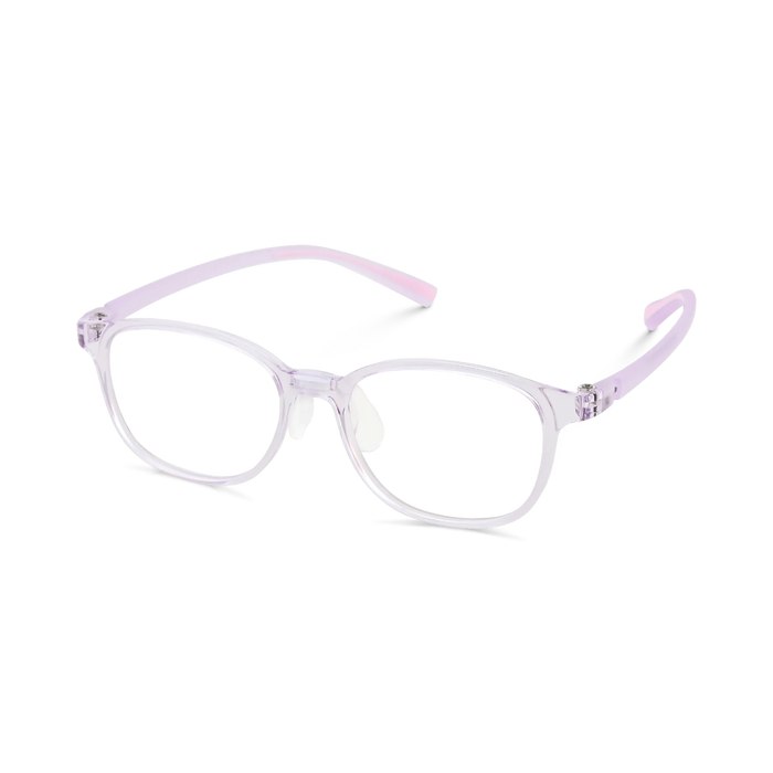 Eydology Raymond Transparent Purple Square Kids Glasses 5