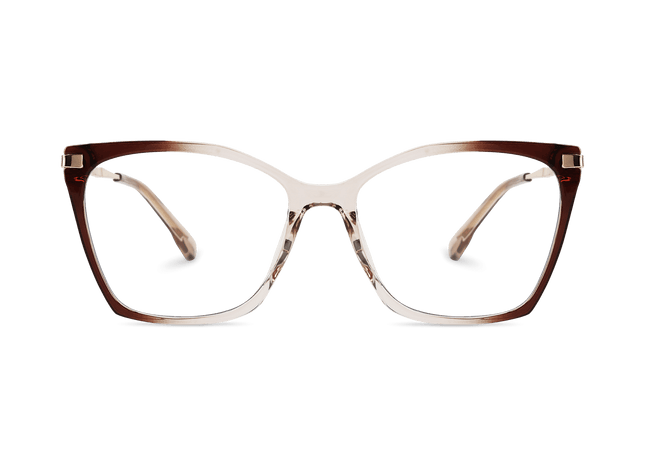 Eydology Remington Gradient Reddish Brown Glasses 2