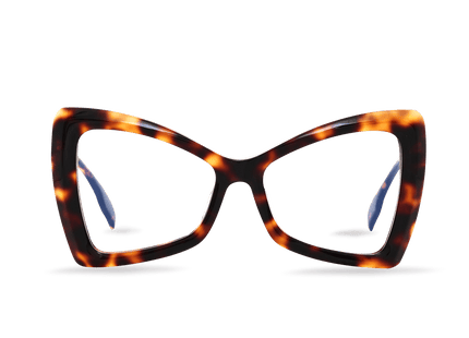Eydology Rene Amber Tortoise Glasses 1