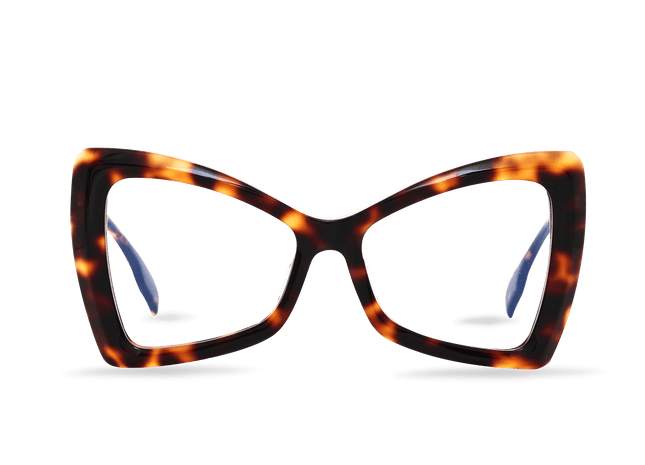 Eydology Rene Amber Tortoise Glasses 1
