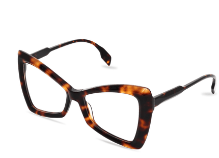 Eydology Rene Amber Tortoise Glasses 2