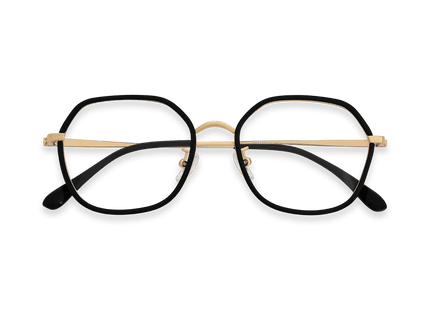 Eydology Riggs Black/Gold Glasses 1