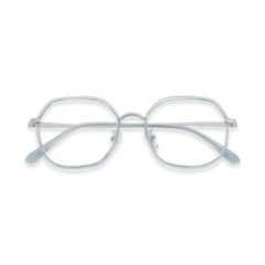 Eydology Riggs Crystal Blue/Silver Glasses 1