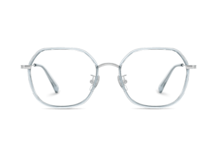 Eydology Riggs Crystal Blue/Silver Glasses 2