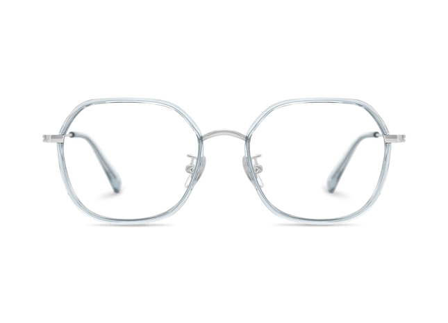 Eydology Riggs Crystal Blue/Silver Glasses 2