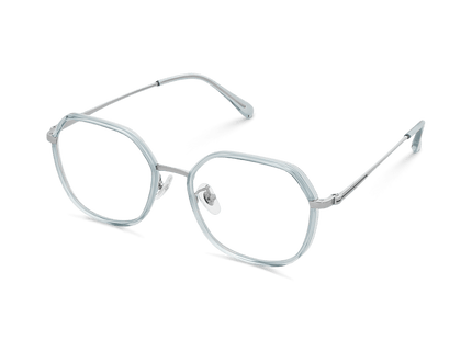 Eydology Riggs Crystal Blue/Silver Glasses 3