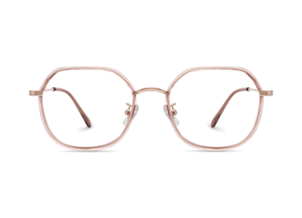 Eydology Riggs Crystal Pink/Rose Gold Glasses 2