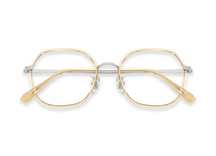 Eydology Riggs Crystal Yellow/Silver Glasses 1