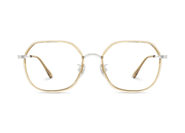 Eydology Riggs Crystal Yellow/Silver Glasses 2