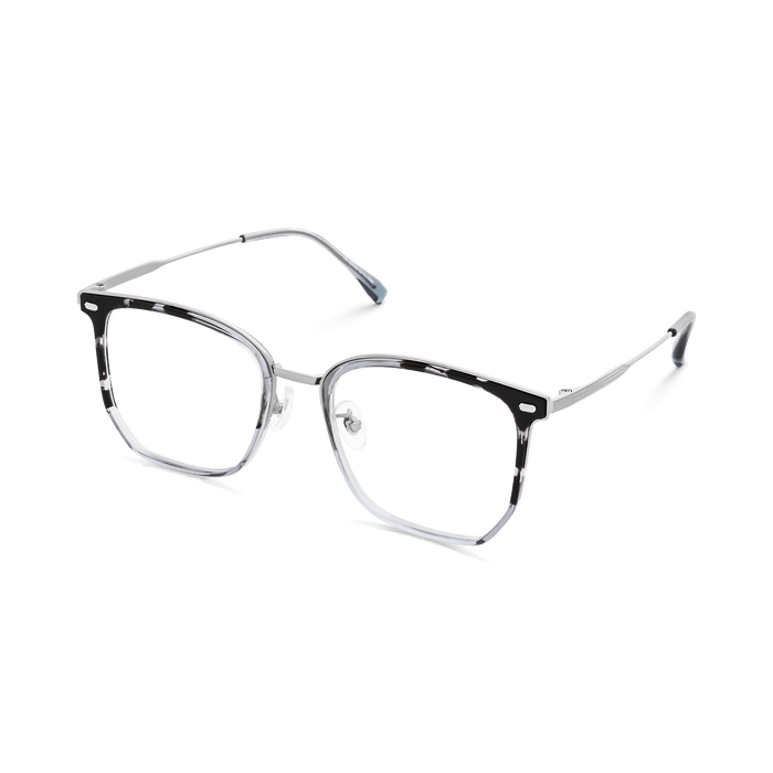 Eydology Rodrigo Black Demi Blue/Gun Glasses 3