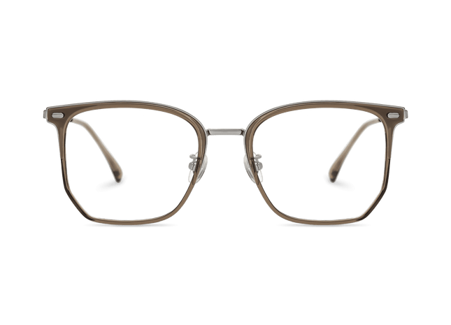 Eydology Rodrigo Crystal Brown/Silver Glasses 2