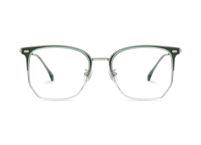 Eydology Rodrigo Green Grey/Silver Glasses 2