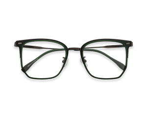 Eydology Rodrigo Matte Dark Green/Brown Glasses 1