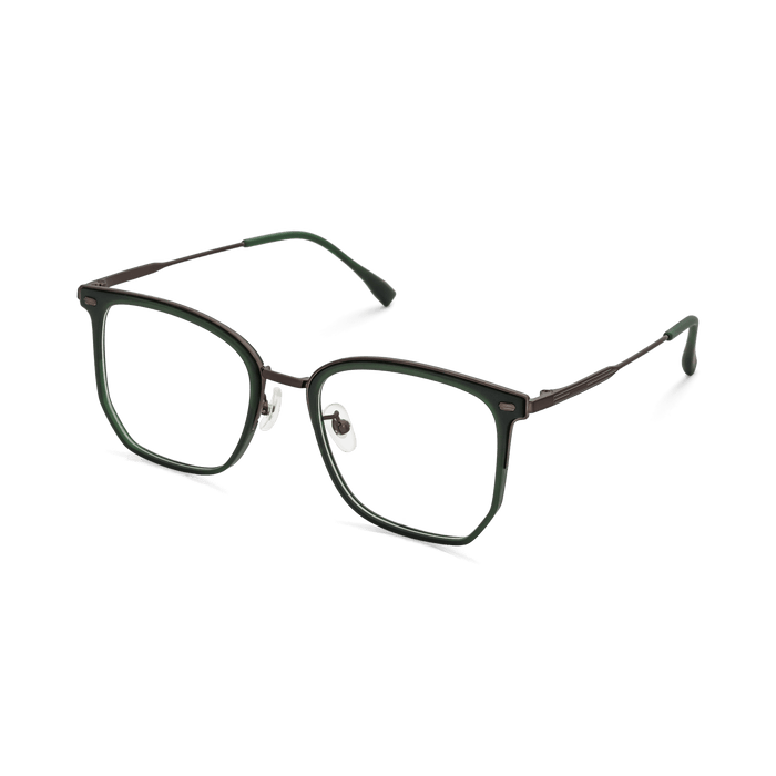 Eydology Rodrigo Matte Dark Green/Brown Glasses 3