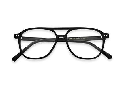 Eydology Roman Black Glasses 1