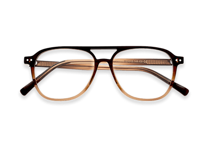 Eydology Roman Gradual Brown Glasses 1
