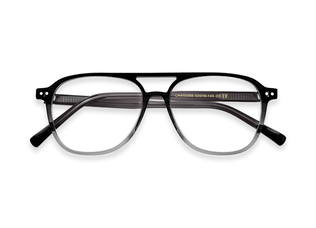 Eydology Roman Gradual Grey Glasses 1