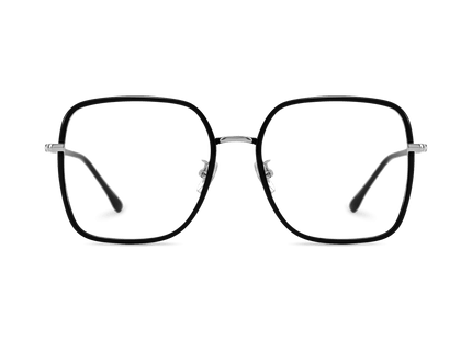 Eydology Ruth Black/Chrome Glasses 2