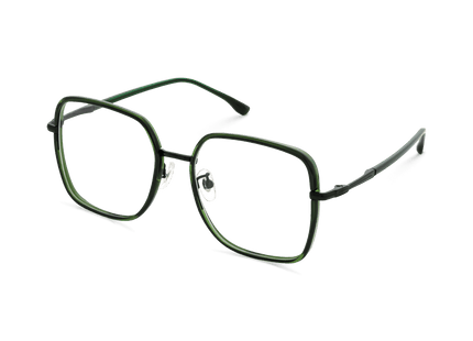 Eydology Ruth Black/Dark Green Glasses 3