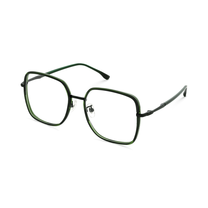 Eydology Ruth Black/Dark Green Glasses 3