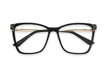 Eydology Samantha Black Glasses 1