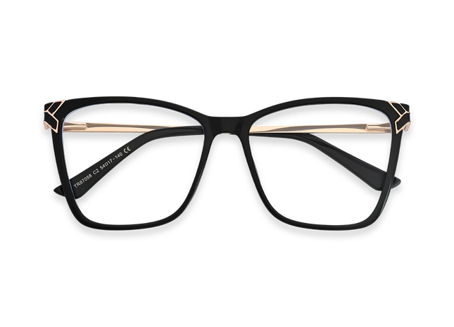 Eydology Samantha Black Glasses 1