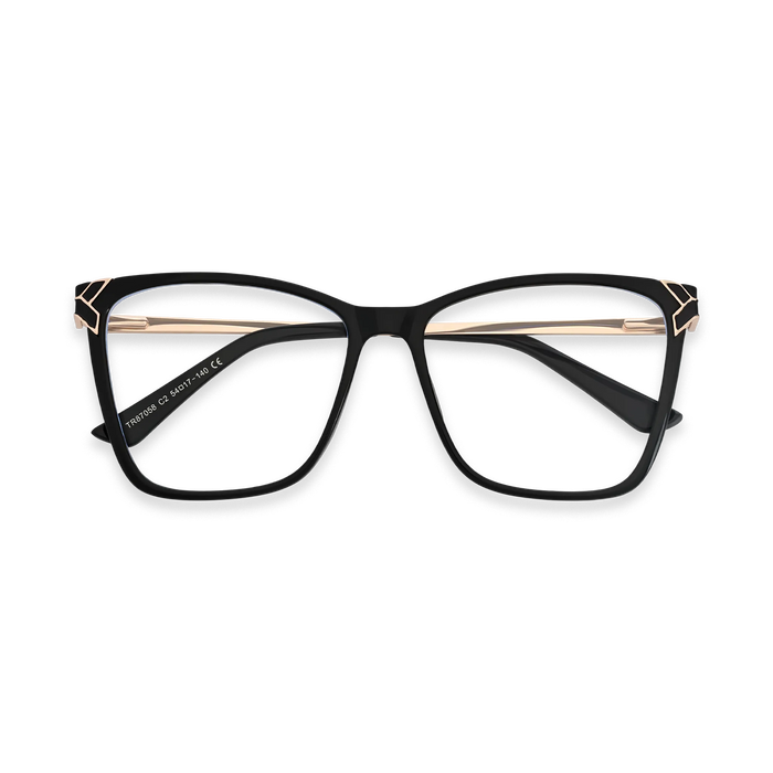 Eydology Samantha Black Glasses 1