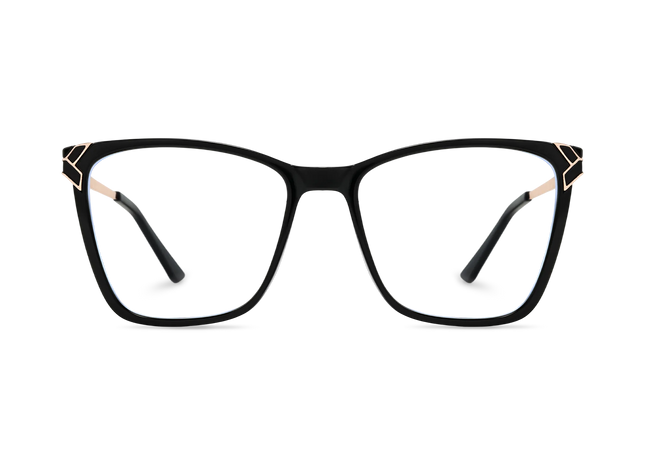 Eydology Samantha Black Glasses 2