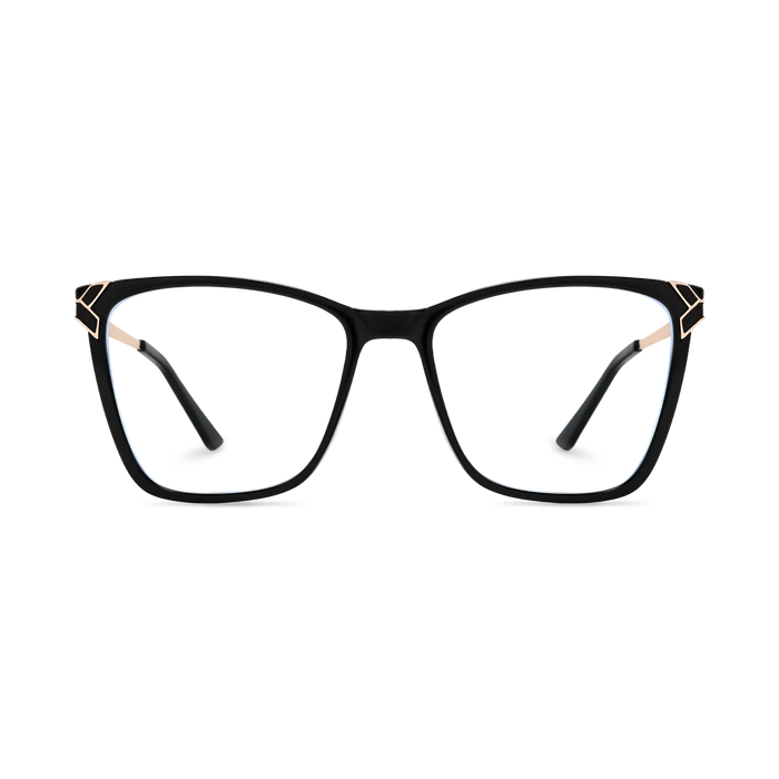Eydology Samantha Black Glasses 2