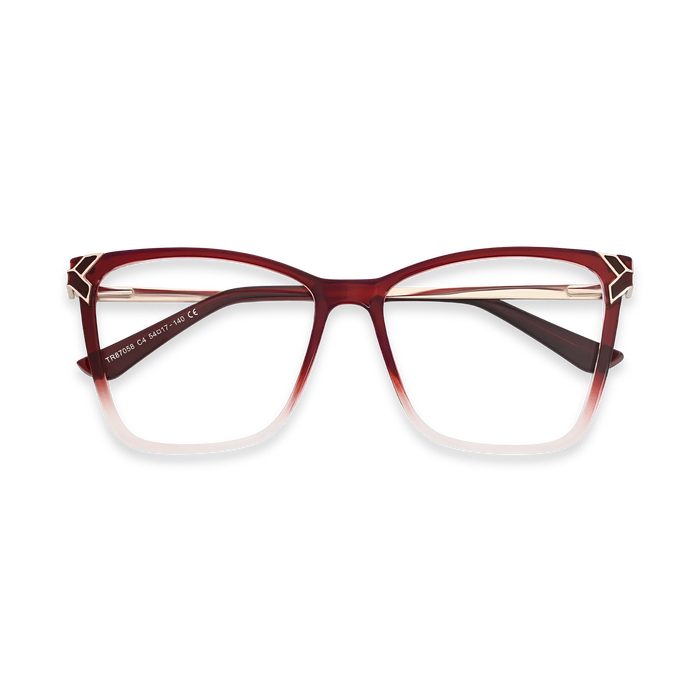 Eydology Samantha Crystal Brown Gradient Glasses 1