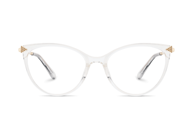 Eydology Sariah Clear/Gold Glasses 2