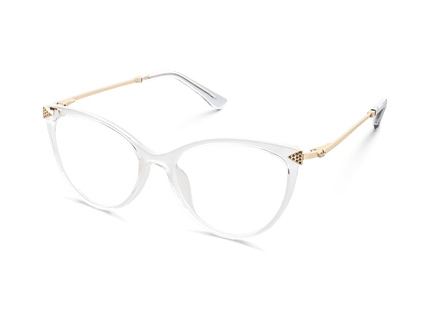 Eydology Sariah Clear/Gold Glasses 3