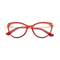 Eydology Sariah Red/Gold Glasses 1
