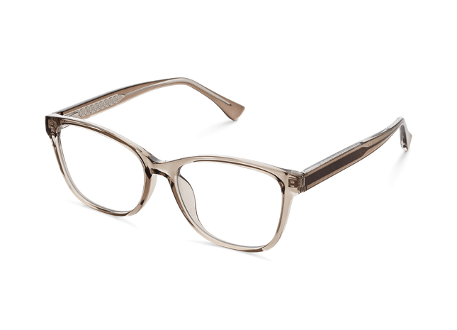Eydology Sawyer Crystal Light Brown Glasses 3