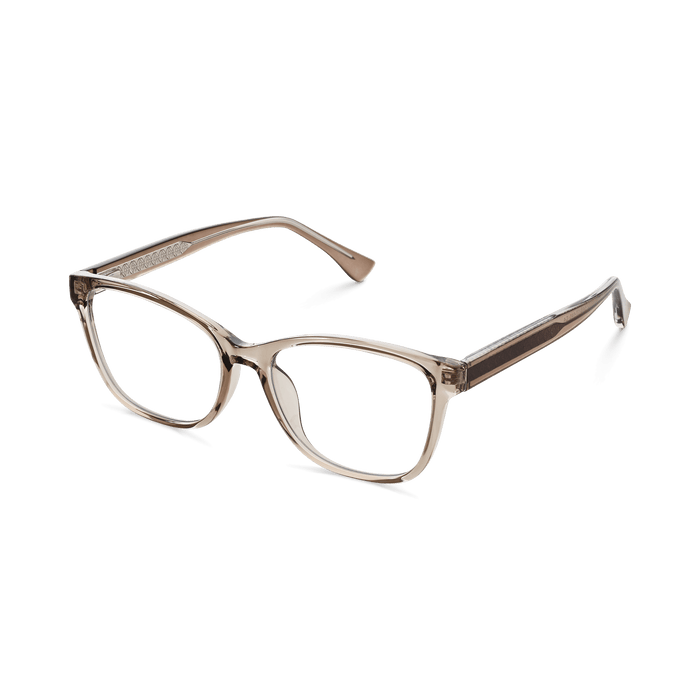 Eydology Sawyer Crystal Light Brown Glasses 3
