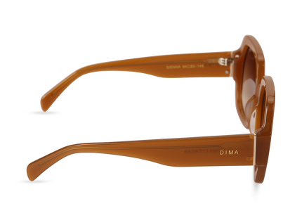 Eydology Sienna Honey Frame Brown Gradient Lens Glasses 3