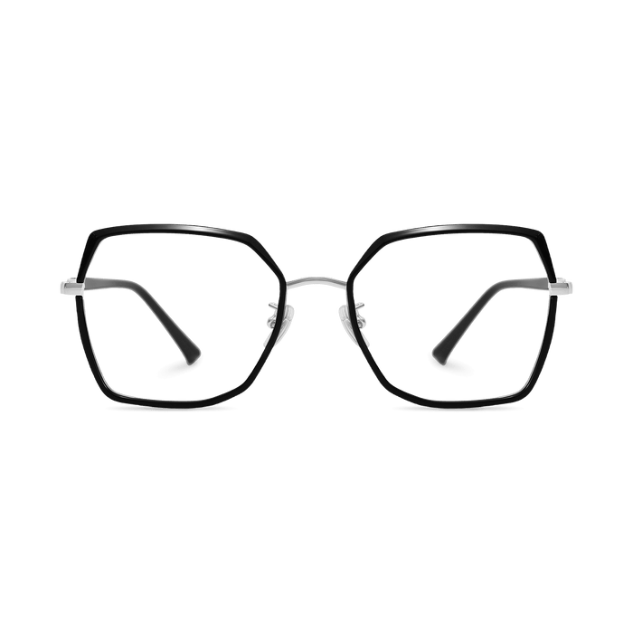 Eydology Skyla Black/Silver Glasses 2