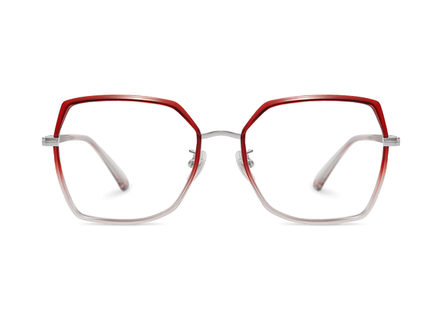 Eydology Skyla Wine Pink Grey/Chrome Glasses 2